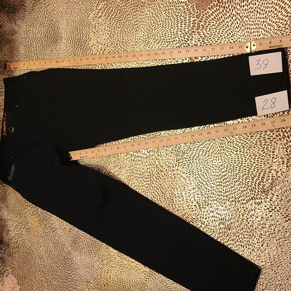 One 5 One Straight Leg Black Jeans - Picture 12 of 12